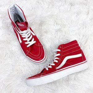 red van high tops
